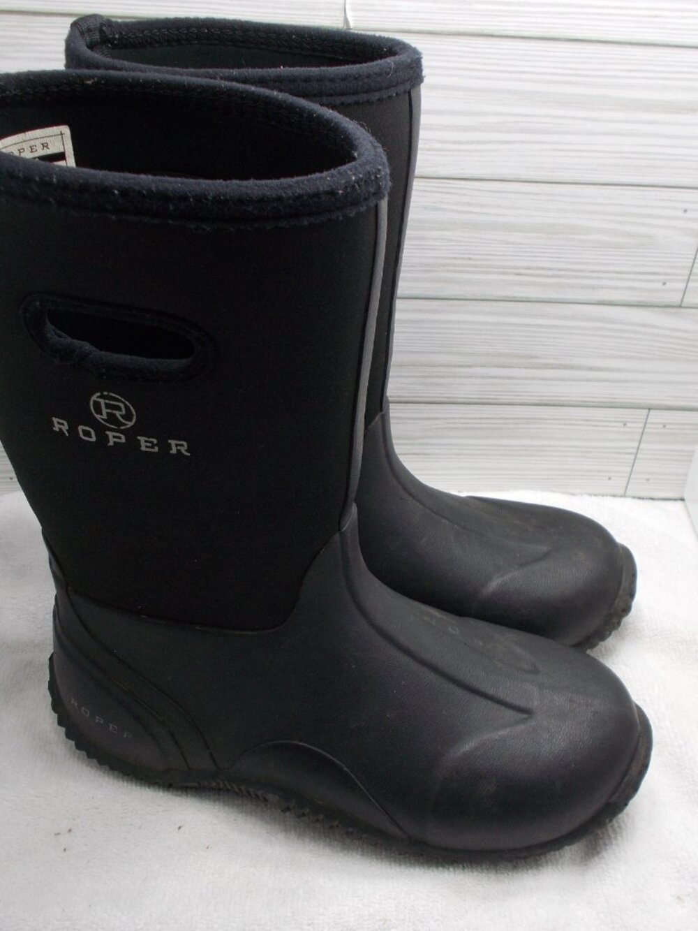 Roper Big Kids Neoprene Boots Size 7 - Picture 3 of 5